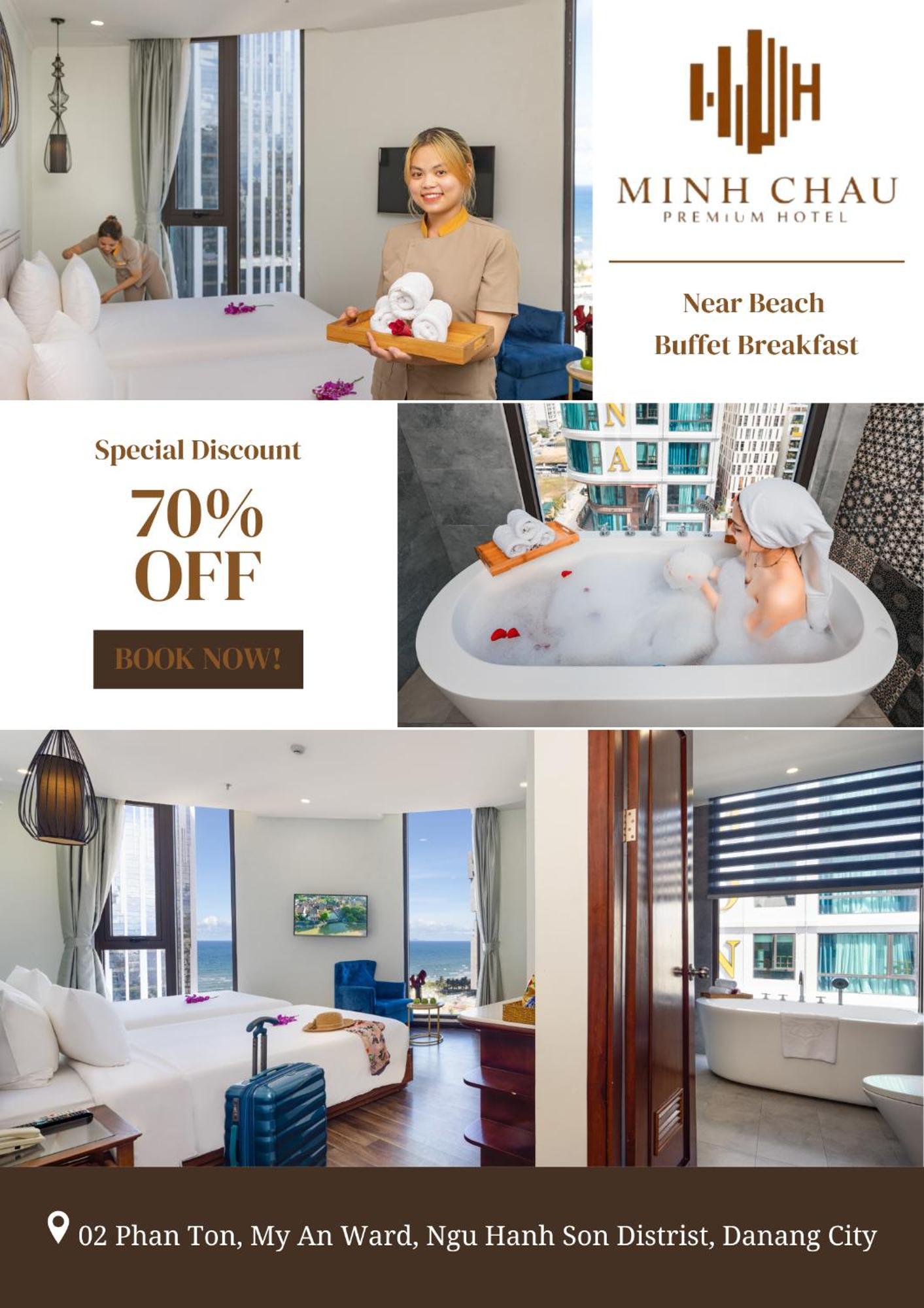 Minh Chau Premium Hotel Danang Экстерьер фото